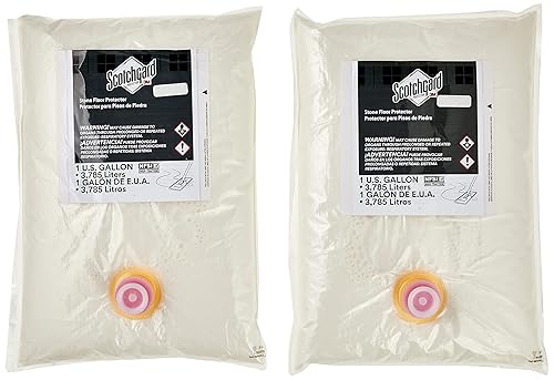 Scotchgard 3M Scotchgard Protector de suelo de piedra, bolsa de 3.785 L, 2 bolsasestuche