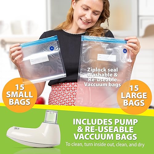 Miniatura 2 de Sellador al vacío para alimentos de mano potente