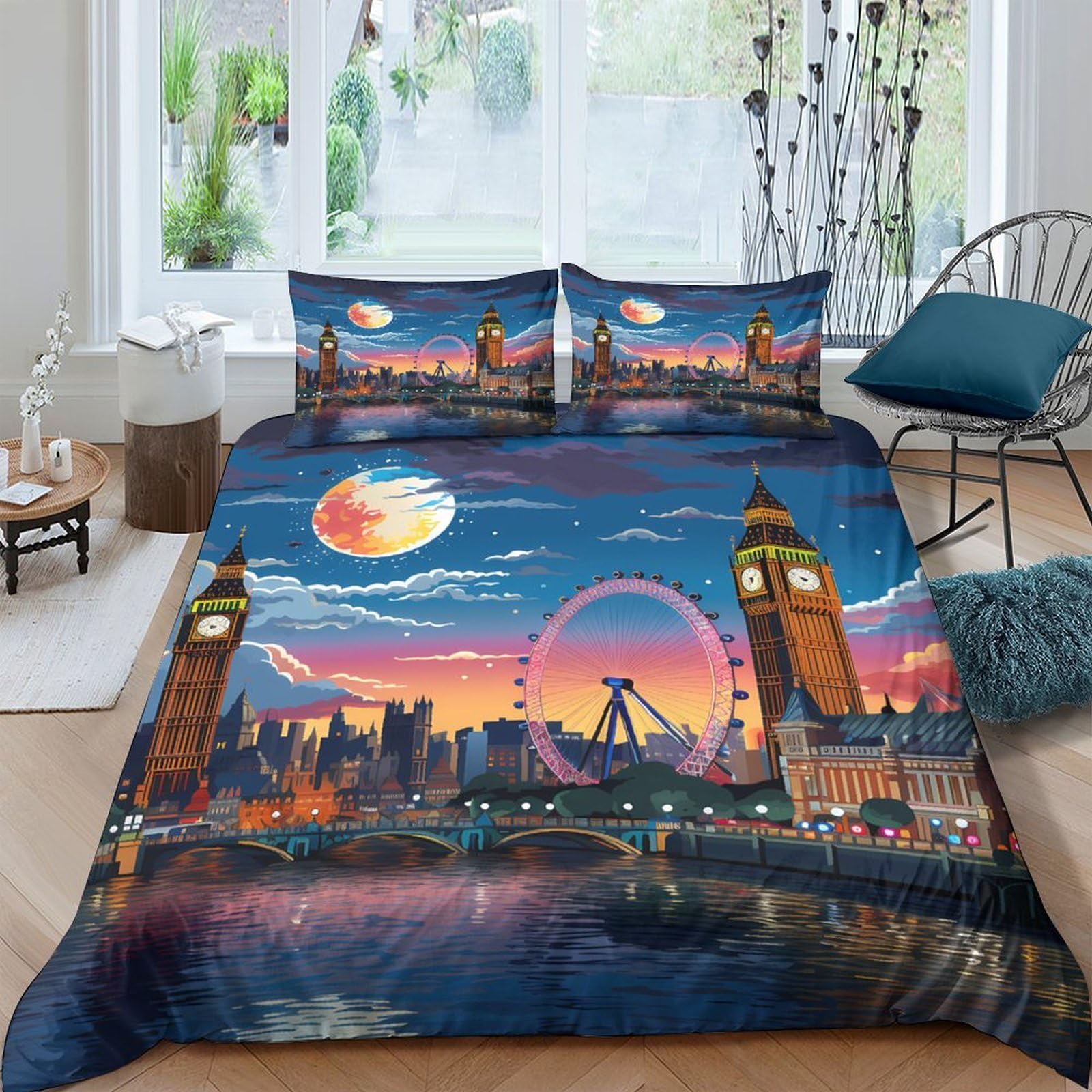 Ctjqhvkz Style-5 3D Printed Fitted Sheet Microfiber Galaxy Starry Sky Bed Cover For Bedroom, Dorm, Hotel, Easy To Wash And Protect Mattress, Stylish Home Decor Single（135X200cm）