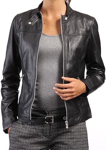 size xs women's genuine leather coats & jackets