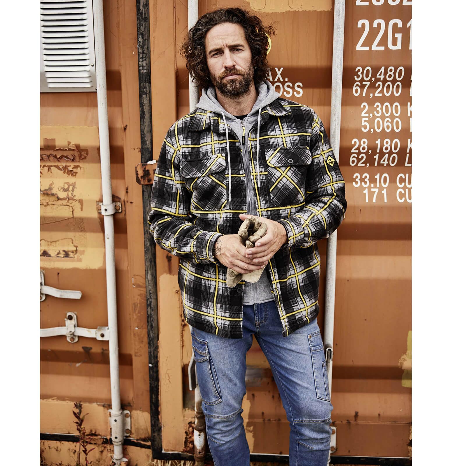 TERRAX WORKWEAR Camisa térmica con forro polar bereber