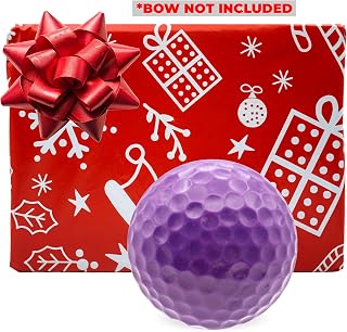 Purple Golf Balls 12 Pack - Comes with Red Christmas Packaging!