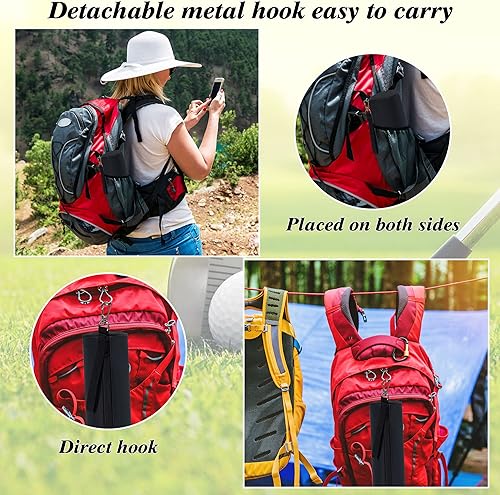 Miniatura 4 de LUCKIPLUS Enfriador de golf, funda de cerveza para bolsa de golf, 7 latas, enfriador de latas desmontable con bolsa de golf, accesorios para