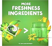 Vista 7 de Gain flings! Liquid Laundry Detergent Soap Pacs, HE Compatible, 3 Bag Value Pack, 111 Count, Long Lasting Scent, Original Scent