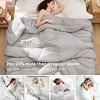 Vista 120 de Bedsure - Edredón de color liso