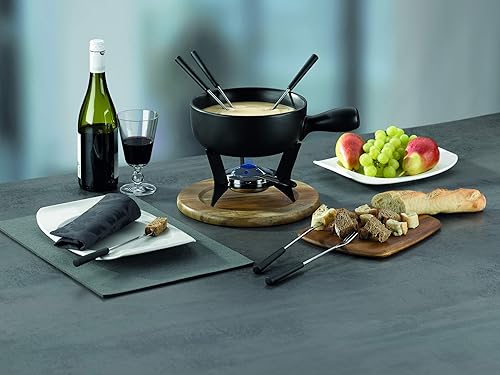 Miniatura 3 de Kela Juego de fondue de queso Country 8.7x7.9 in 10 piezas, 8.7 x 8.7 x 7.9 in, marrónnegro