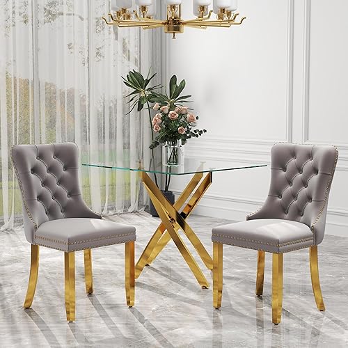 Miniatura 33 de Juego de comedor de cristal de lujo plateado de 5 piezas, juego de mesa de cocina minimalista moderno para 4 personas, juego de comedor con negro +