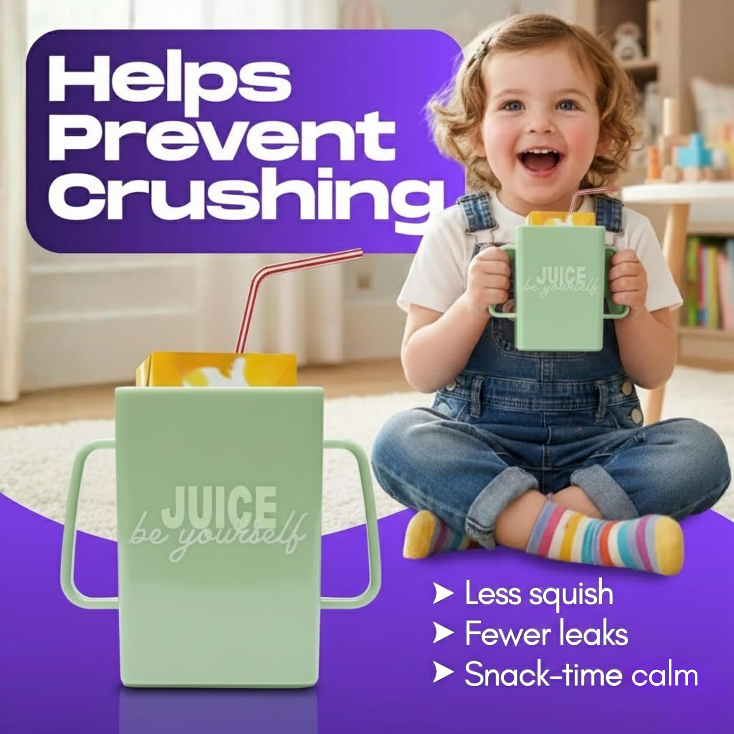 Amazon.com: Mommy's Helper Juice Box Buddies, No-Squeeze Juice