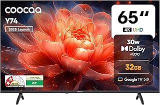 coocaa 164 cm (65 inch) Frameless UHD 4k Smart Google TV 65Y74