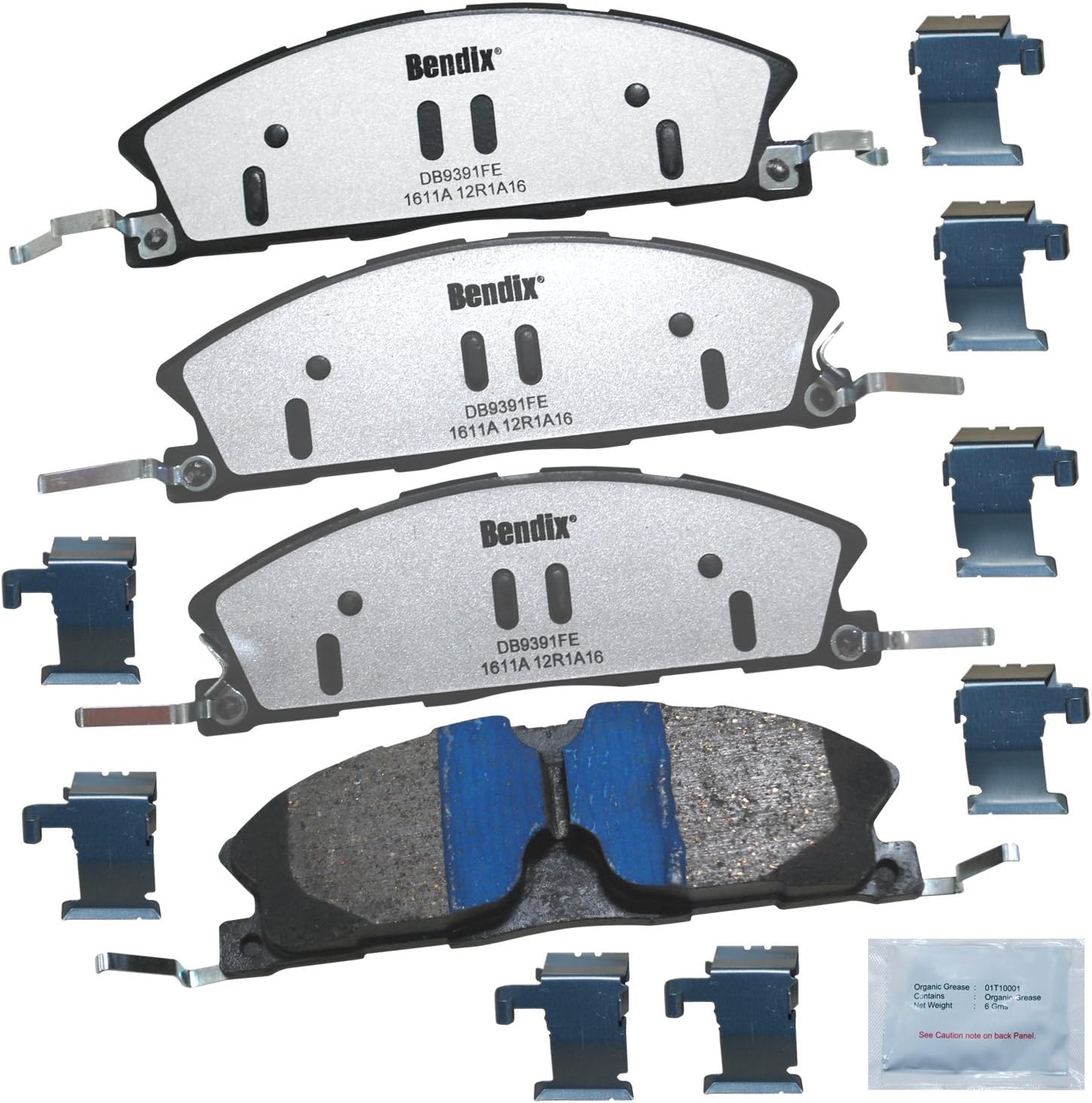 Bendix Fleet Metlok PBD1611A Brake Pads