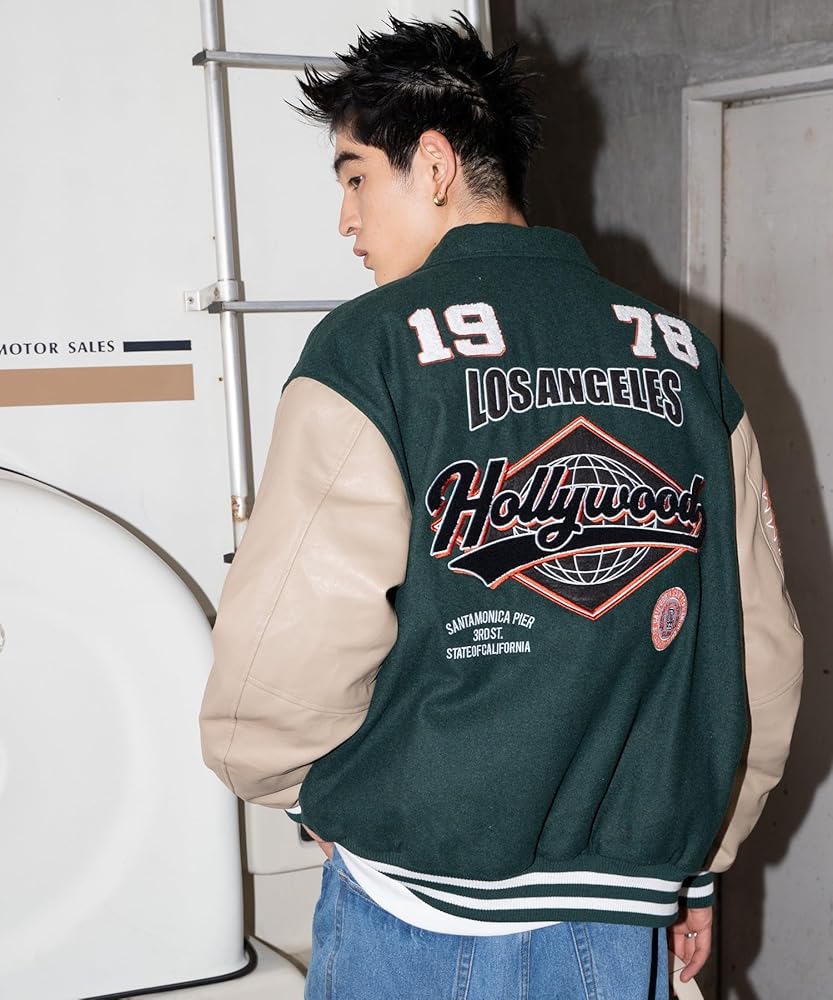 新品未使用 MADISONBLUE Bワッペン ロング スタジャン 楽天市場】VISION STREET WEAR ビジョンストリートウェアー 襟