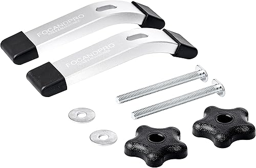 Miniatura 2 de T-Track Abrazaderas de sujeción, 6-3/8 pulgadas de largo x 1-1/4 pulgadas de ancho - carpintería y abrazaderas - anodizado con chorro de arena fina