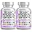 Clean Nutraceuticals Collagen Pills 1000mg Biotin 10000mcg Keratin Saw Palmetto Hyaluronic Acid - Hair Skin & Nails Vitamins & DHT Blocker (90 Count (Pack of 2))