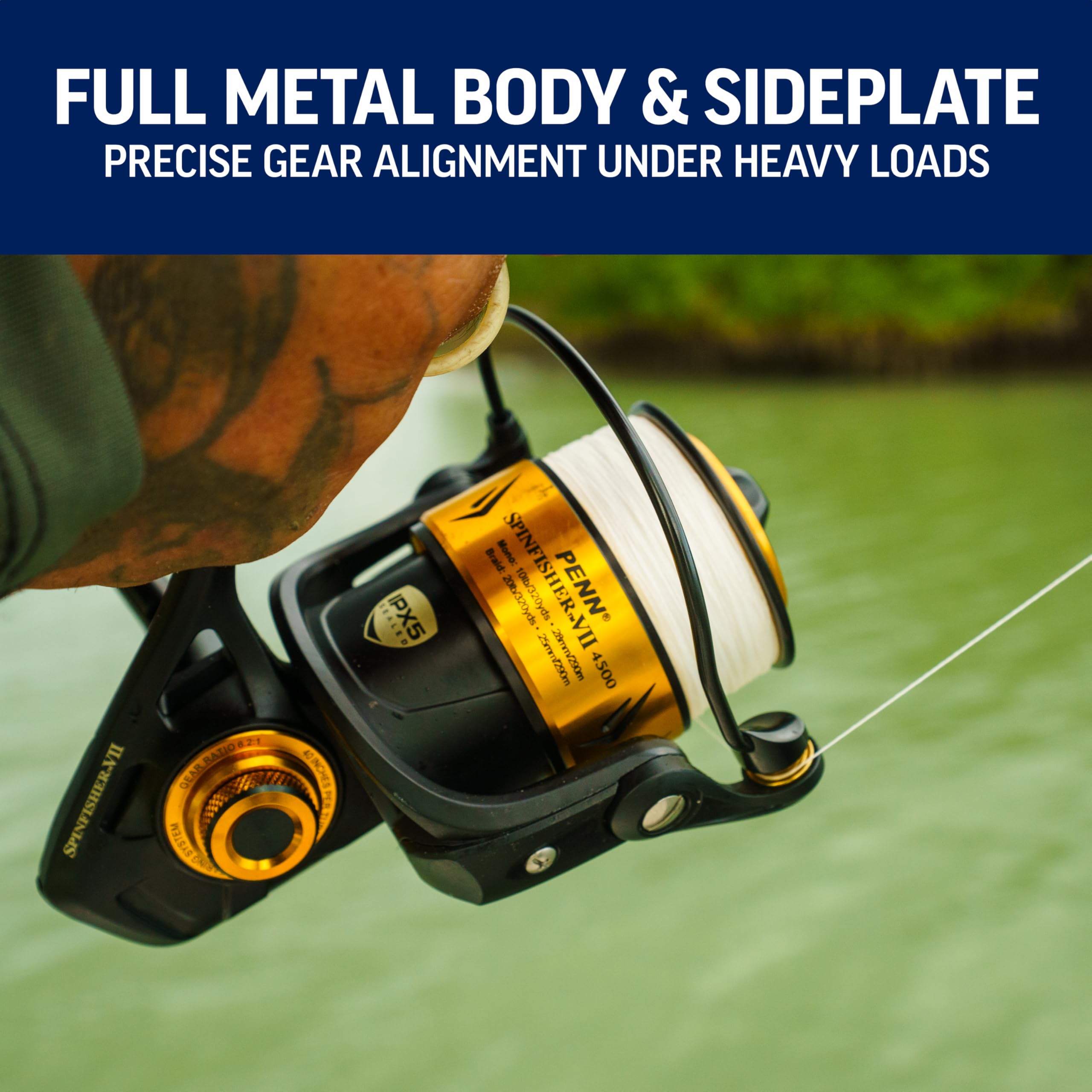 Penn SSVII4500BLS Spinfisher VII : Amazon.ca: Sports & Outdoors