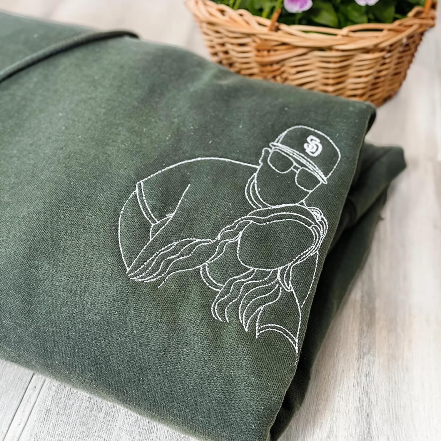 GODMERCH Custom Photo Hoodies, Matching Couples Hoodies, Custom Embroidered Hoodie, Customized Gifts For Men, Gifts for Boyfriend Girlfriend Valentines Christmas - Image 2