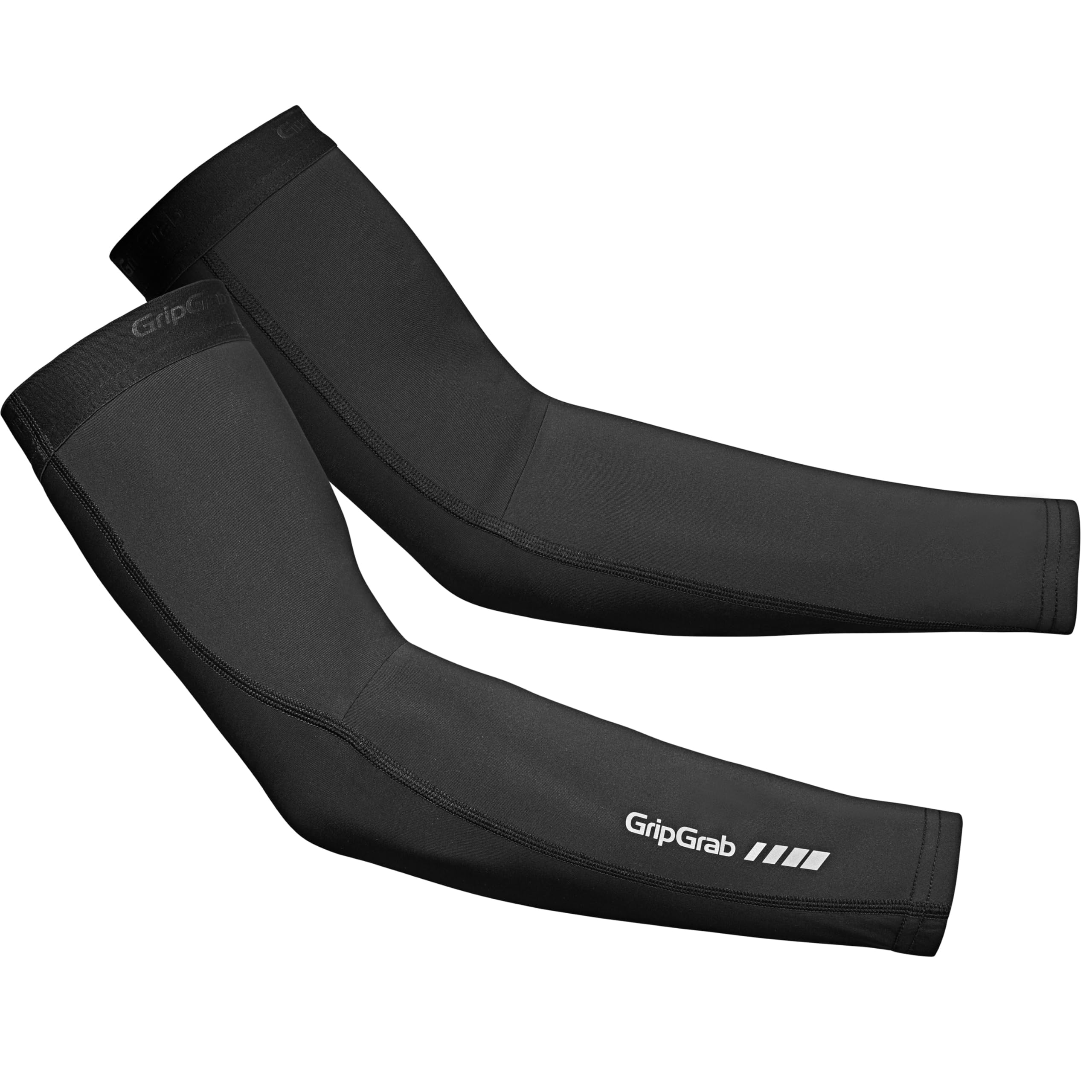 GripGrab AquaRepel 2 Water-Resistant Cycling Arm Warmers Thermal Winter Softshell Road Gravel Mountain Bike Sleeves Anti-Slip