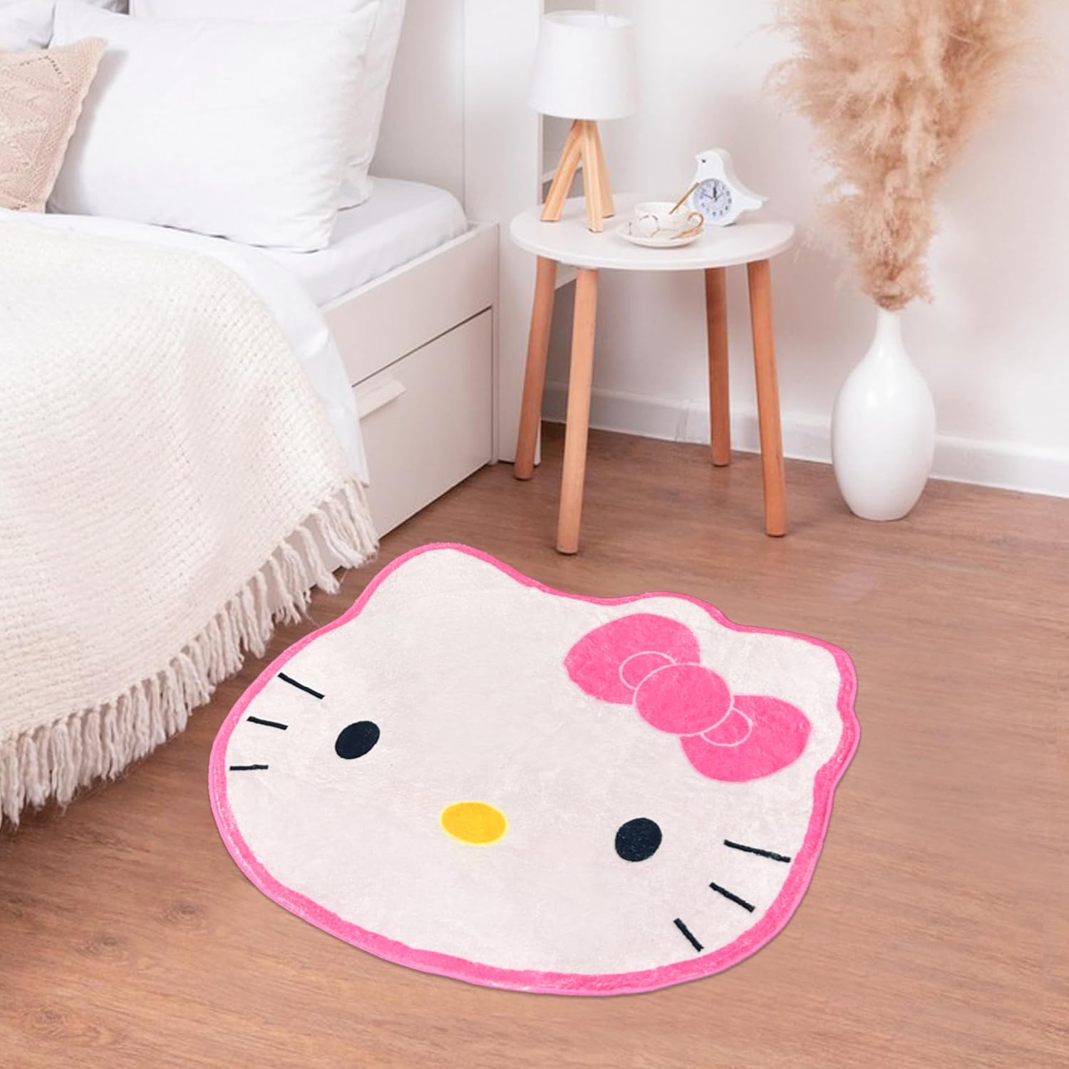 Super Soft Kitty Rugs Cute Area Rug for Room Decor Girls Bedroom Decoration Cashmere Mat