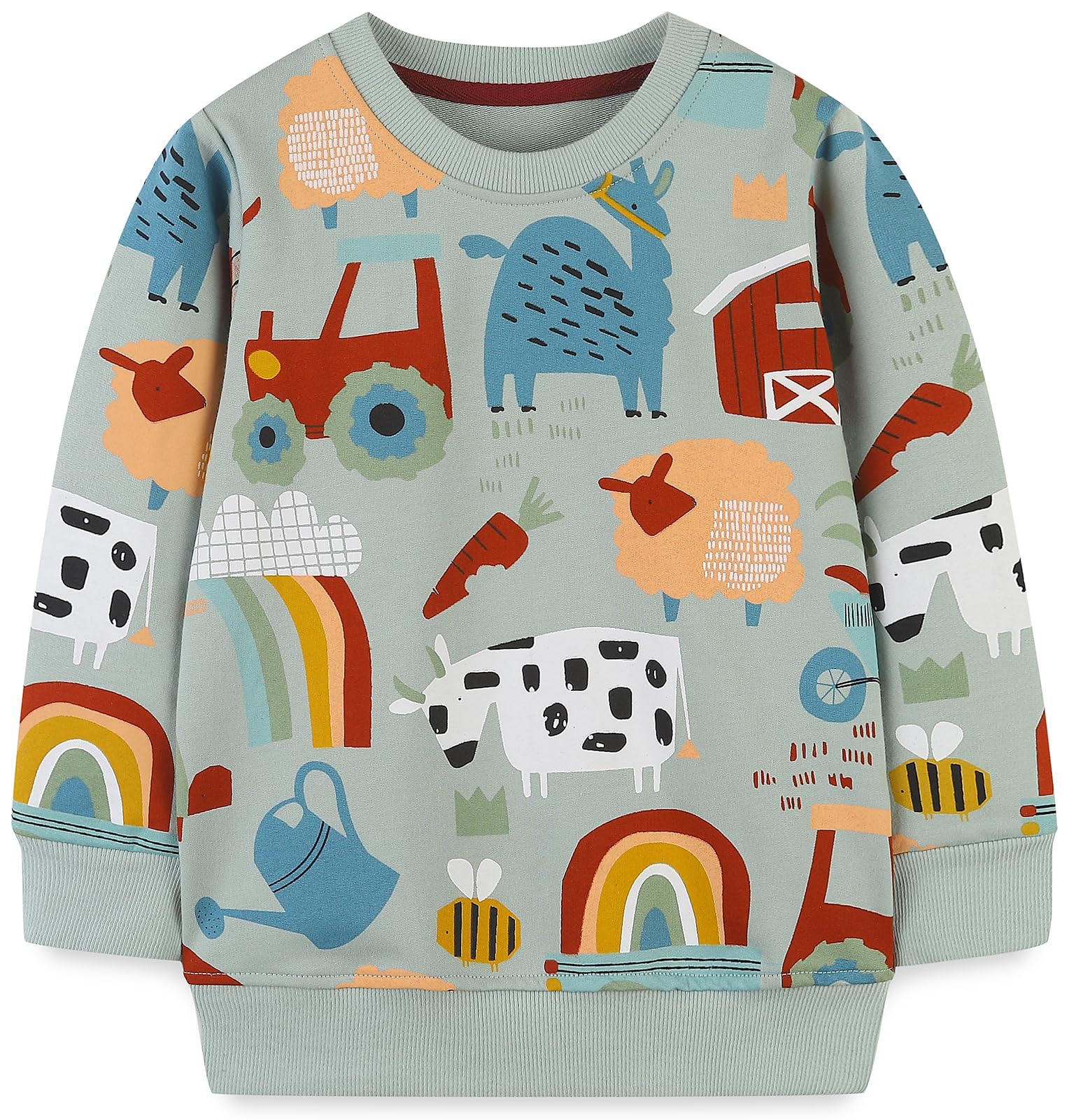 Girls Sweatshirt for Kids Cotton Top Casual Jumper Girl T Shirt Toddler Clothes Long Sleeve Pullover Age 1-12 Years — view 41