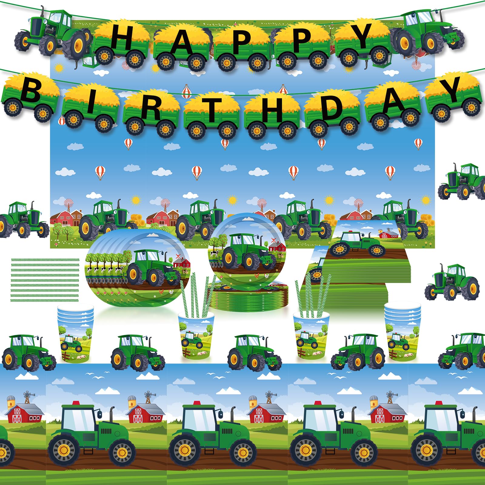 Décorations De Fête D'Anniversaire Monster Truck - Accessoires De Fête