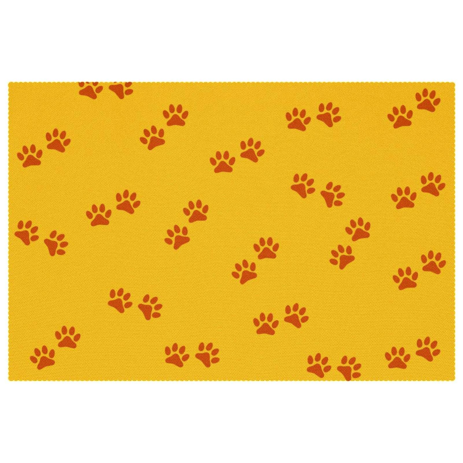 Set de table lavable anti tache et anti chaleur motif chien x6