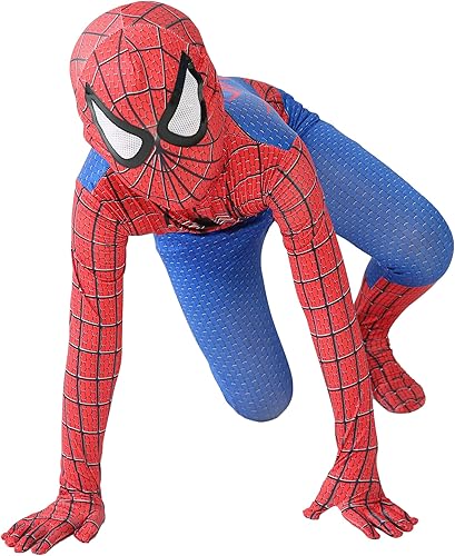 Miniatura 3 de CaoKaien Traje de superhéroe para Halloween disfraz de elastano disfraz de cosplay azul talla XL