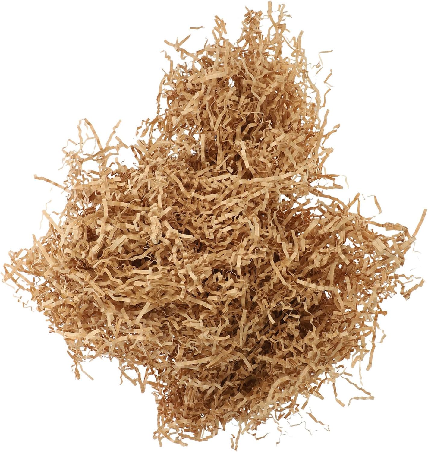 SHOWERORO Shredded Paper Filler Crinkle Cut Pack 500g Khaki Basket and Box Packaging Accessories Decorative Filling for Holiday and Event Wrapping