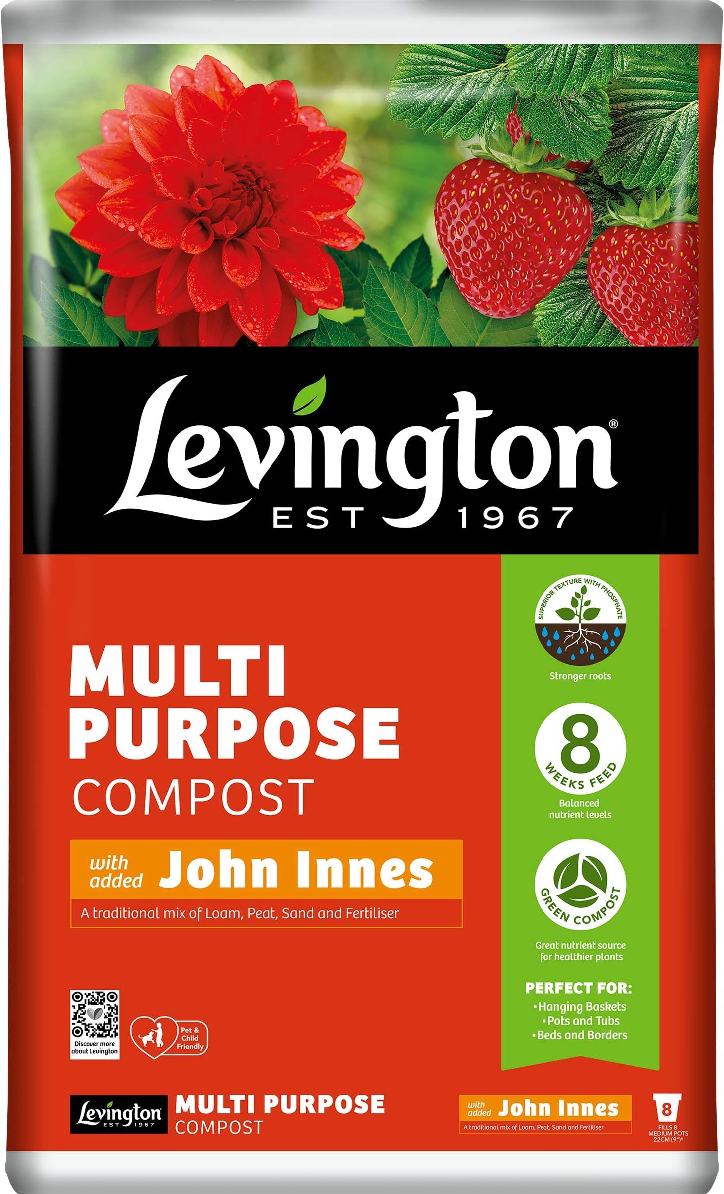 Levington 40L Multi Purpose Compost with added John Innes