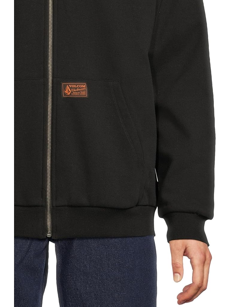 Black Volcom Axestone Workwear Lined Fleece