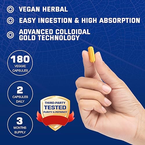 Miniatura 7 de Suplemento de berberina, berberina de alta resistencia de 1500 mg, 180 cápsulas - Plus bergamota cítrica, suplementos de raíz de berberina HCI -