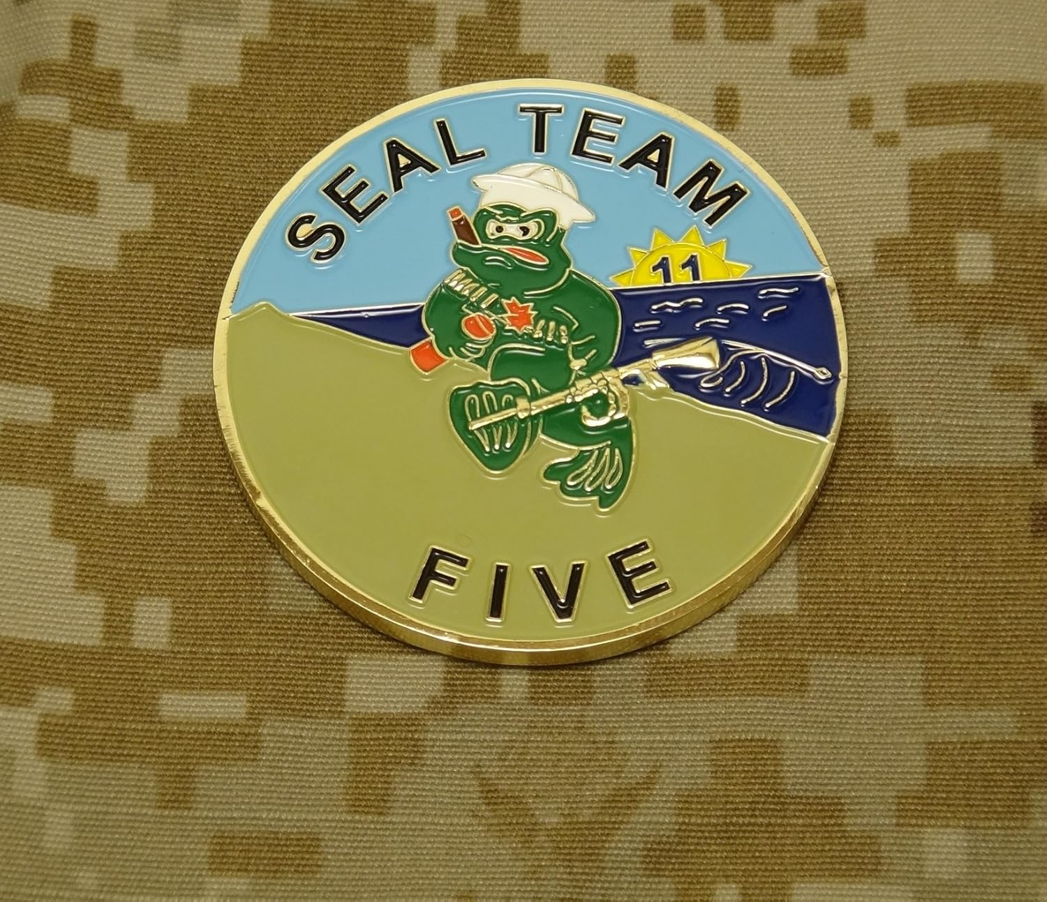 Amazon シールteamfive Challenge Coin /シール/ SWCC / Navy / Non CPO 通販