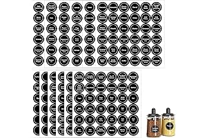 Comprehensive Spice Labels for Kitchen Organization: Label Your Spices with Ease