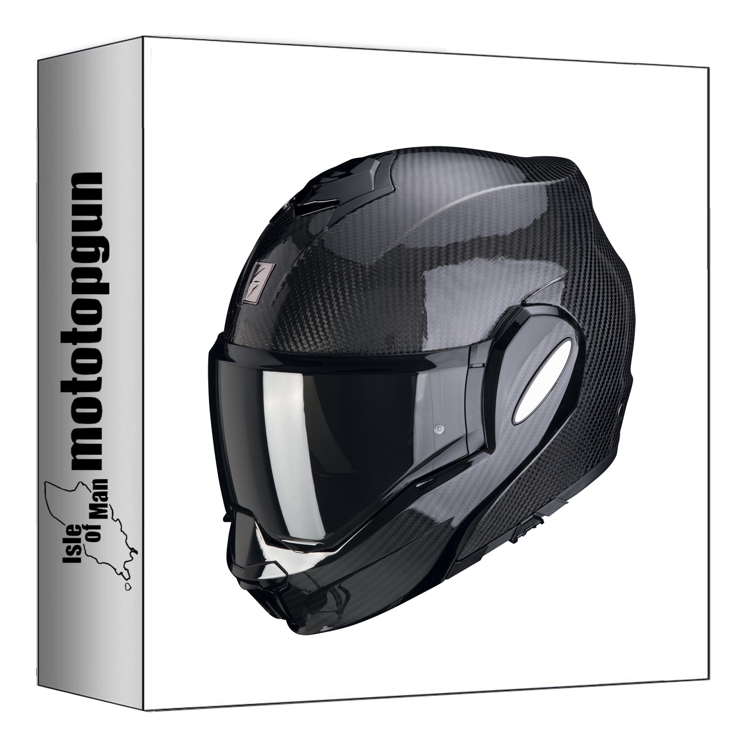 Casque Scorpion Exo-Tech Evo Carbon Solid Noir : le choix du confort S - 4
