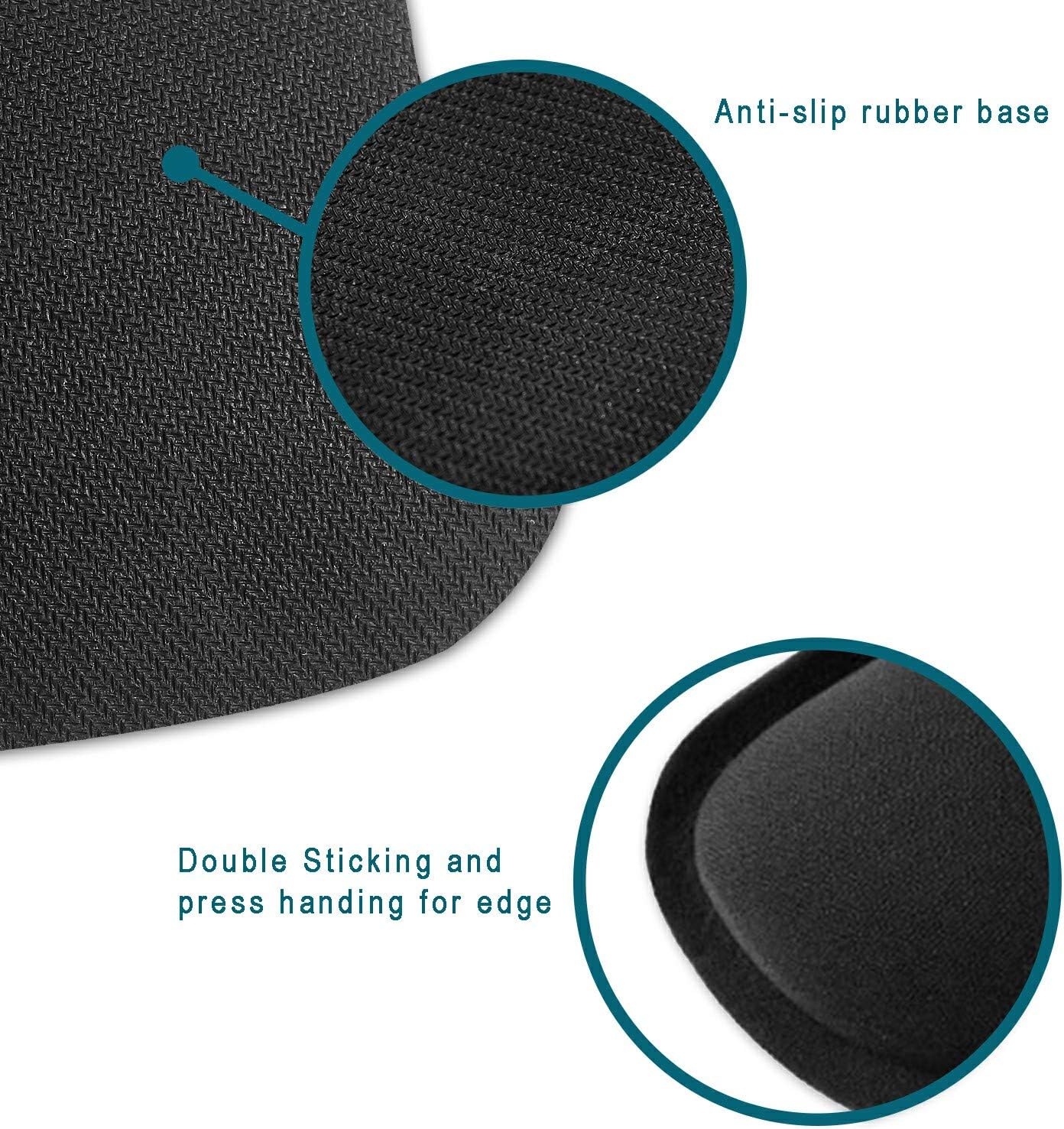 Dooke Keyboard Wrist Rest Pad and Mouse Wrist Rest Support, Comfort Wrist Rest Pad with Non-Slip Rubber Base & Memory Foam Support for Working Gaming Fatigue Pain Relief Blue Gilding Marble