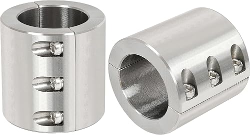 Miniatura 5 de HECASA Abrazaderas de tubo de cuello dividido de 2 pulgadas compatibles con conector de barra antivuelco UTV, abrazaderas de tubo soldables, 2 piezas