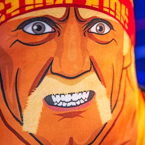 Miniatura 7 de Bleacher Creatures WWE Hulk Hogan - Juguete de peluche suave de 24 pulgadas