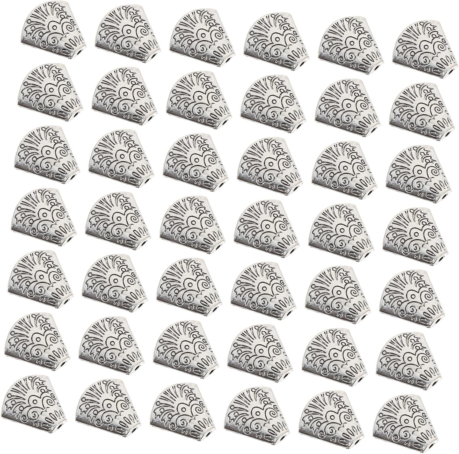 Practical Tassel End Caps Alloy Cord Buckle Tips for DIY Jewelry Making Lightweight End Cap for Tassels Clothes and Accessories Craft Projects