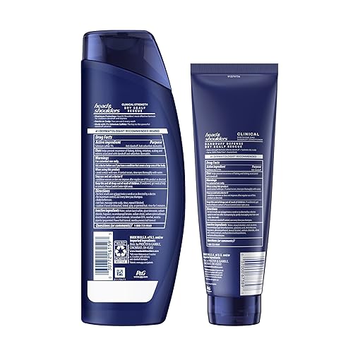 Miniatura 9 de Head  Shoulders - Champú y acondicionador Clinical Strength Dry Scalp Rescue champú y acondicionador anticaspa y para el cuero cabelludo reseco con