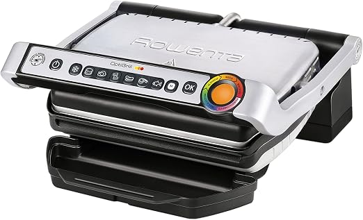 Rowenta GR702D Optigrill Bistecchiera Elettrica con Piastre Rimovibili, 6  Programmi di Cottura Automatici, Grill Intelligente 2000W, 2 Persone,  Indicatore Cottura, Sensori, Vassoio Raccogli Grassi : Amazon.it: Casa e  cucina