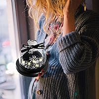 Vista 6 de Kylin Glory Forever Flowers - Rosas eternas reales preservadas, regalo con luces LED de estado de ánimo para el día de San Valentín, cumpleaños