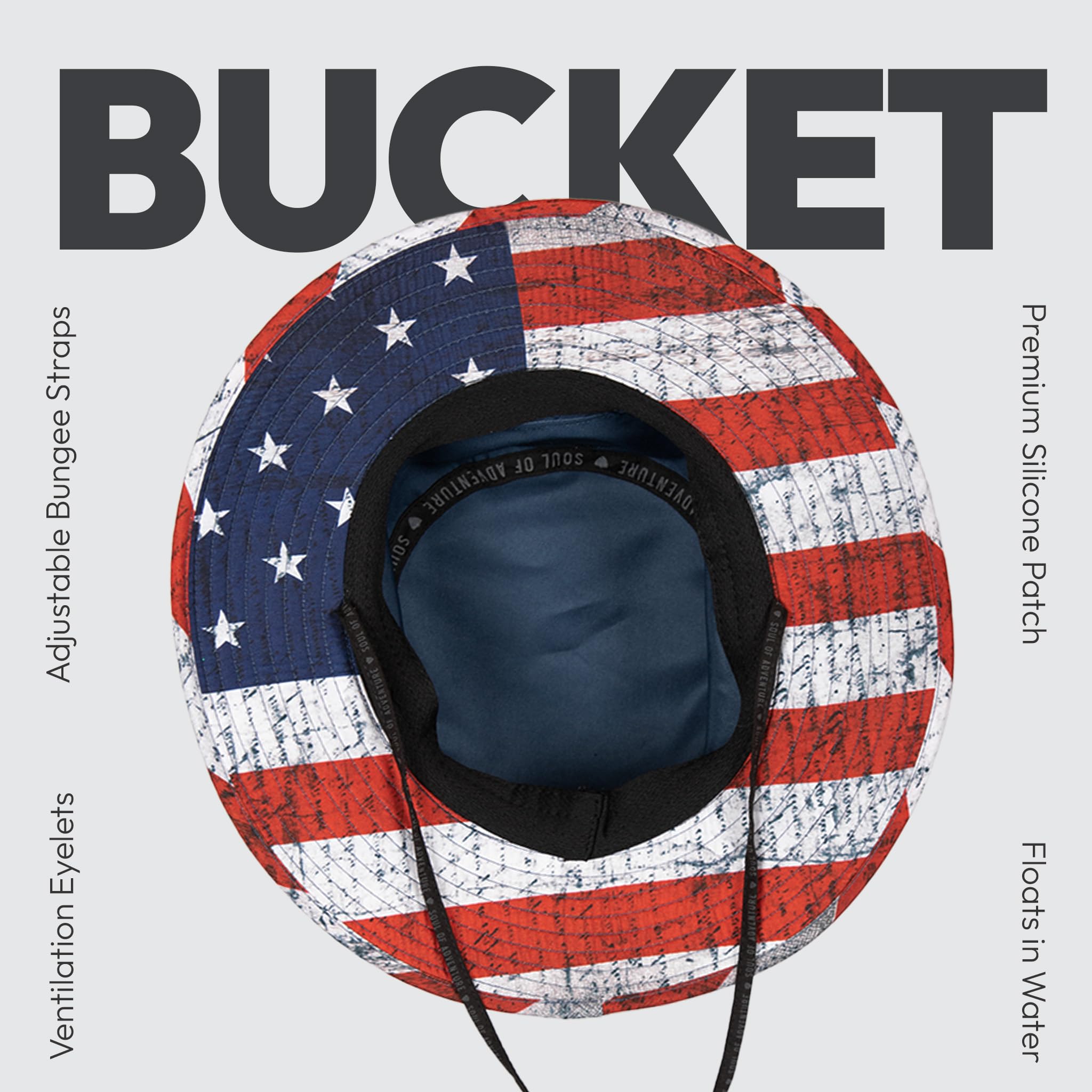 S A Company Bucket Hat | UV 50+ für Erwachsene | Sonnenschutz mit Verstellbarer Passform, feuchtigkeitsableitendes Gewebe