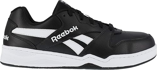 Miniatura 2 de Reebok Bb4500 - Tenis de trabajo con punta de seguridad para hombre, botas industriales y de construcción, NegroBlanco