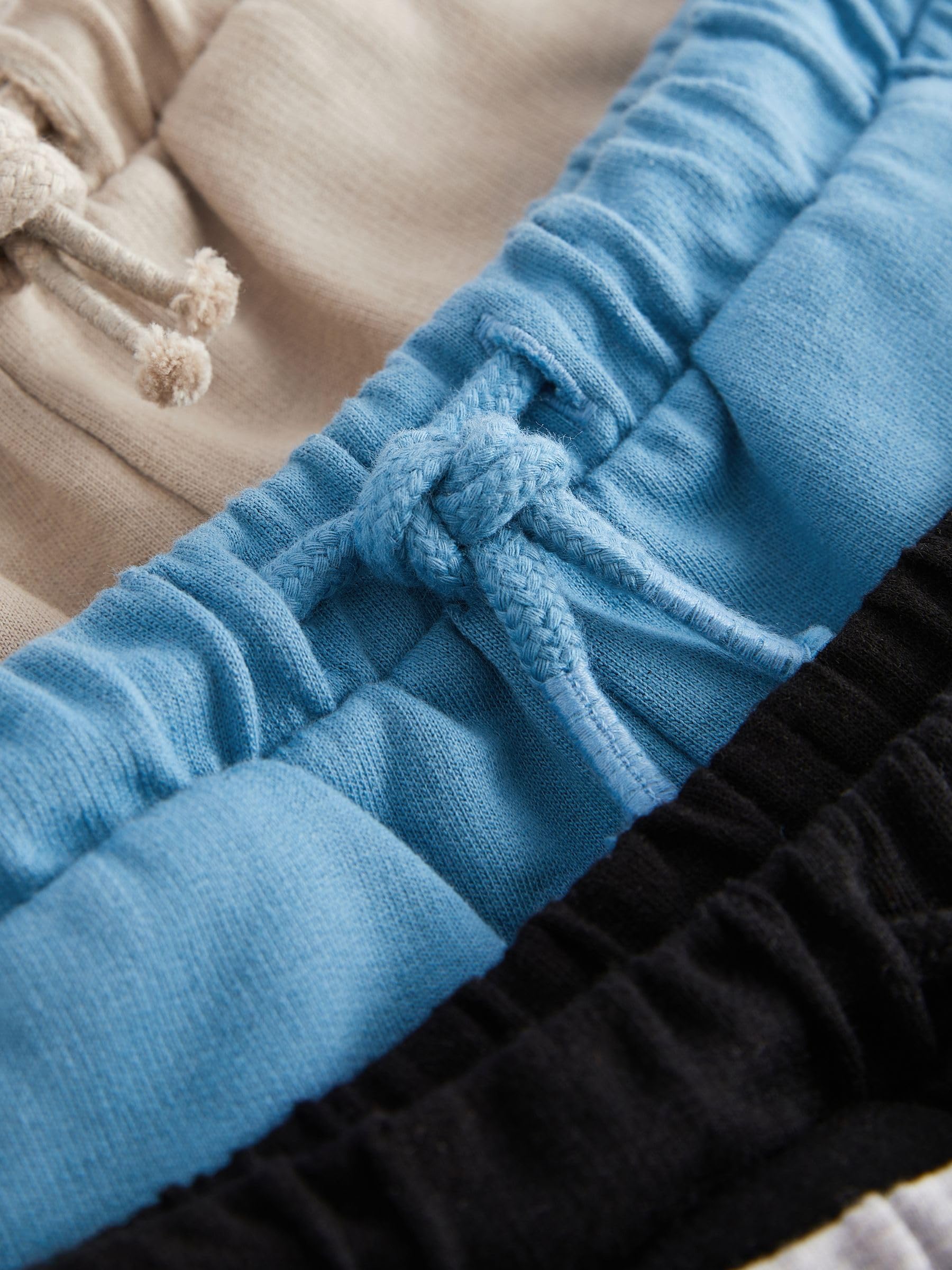 NEXT Niños Pack de 5 Pantalones Cortos de Punto 100% algodón