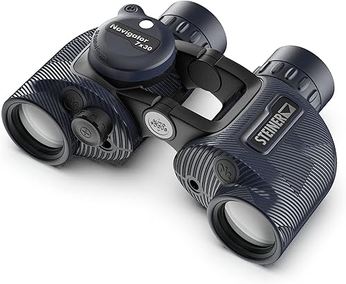 Steiner Binoculares marinos 7x30 Navigator con diseño de puente abierto y enfoque automático deportivo