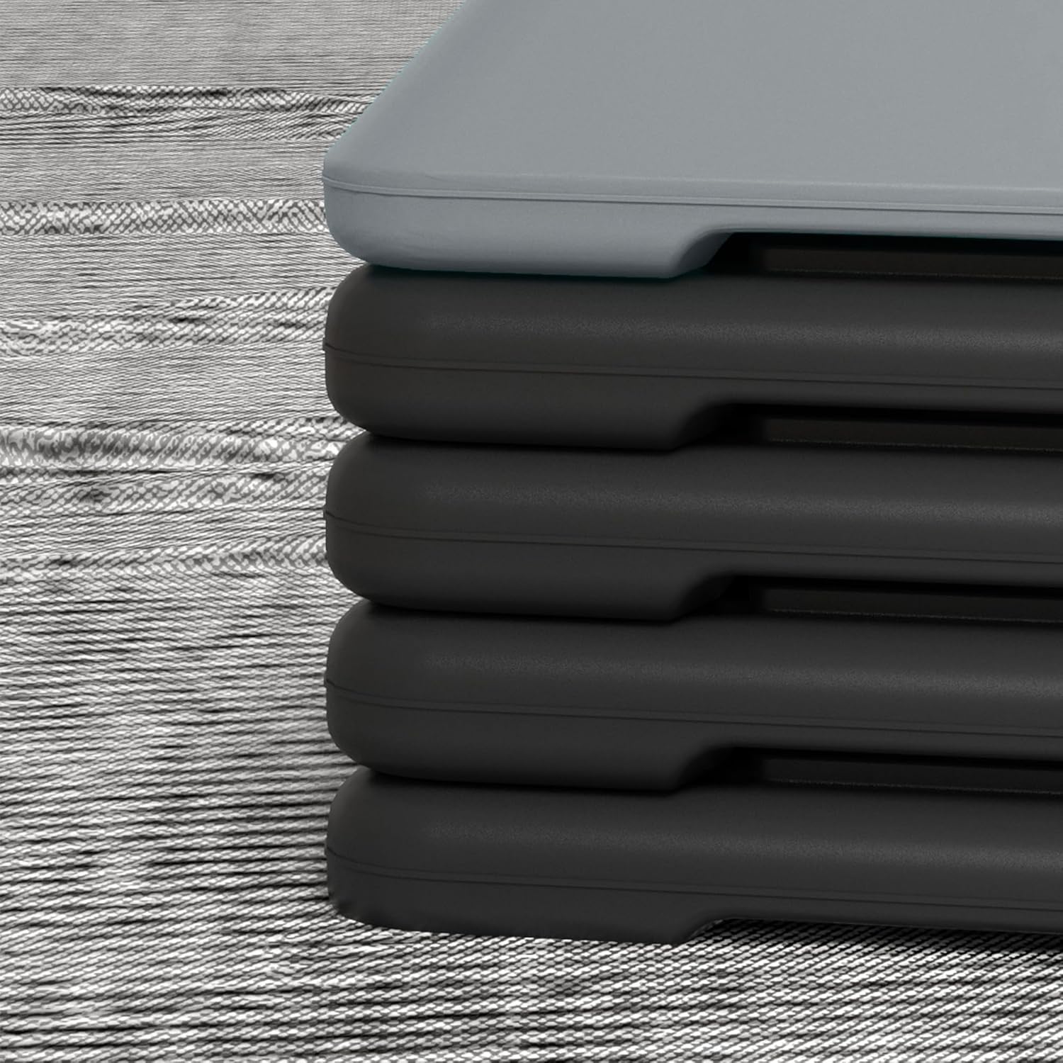 Soozier Aerobic Exercise Step Platform, 5-Level Height Adjustable Stepper, Fitness Step for Home Gym, 4" 6" 8" 10" 12" - Image 8