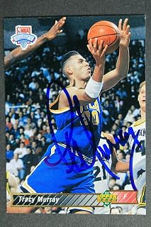 Tracy Murray UCLA Trailblazers Signed 1990 UD #13 Autographed Basketball Card
