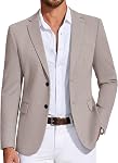 COOFANDY Homme Casual Blazer Knit Sport Coat Légère veste à deux boutons