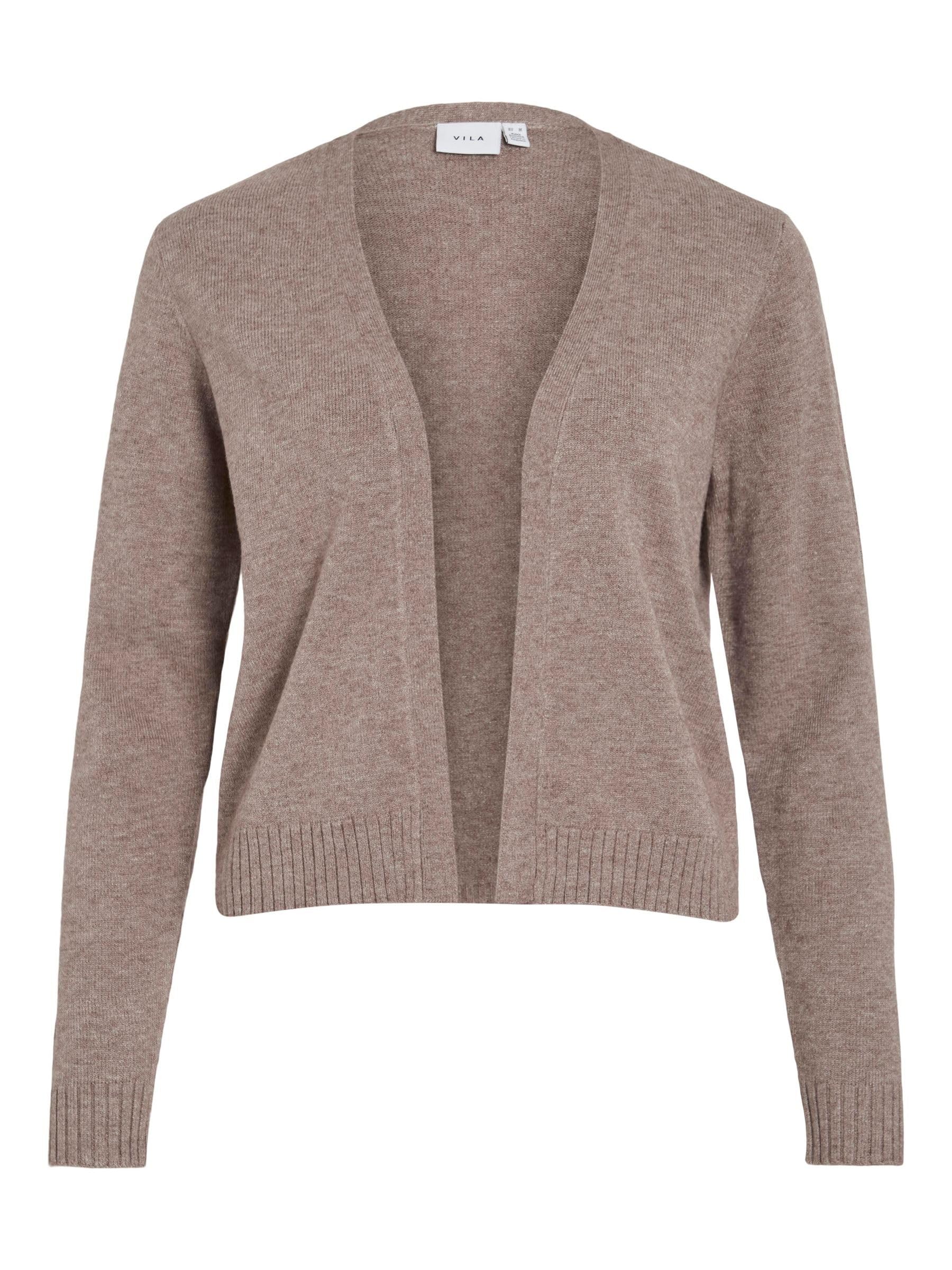 Vila Women's Viril Short L/S Knit Cardigan Noos Cardigan, Falcon, S