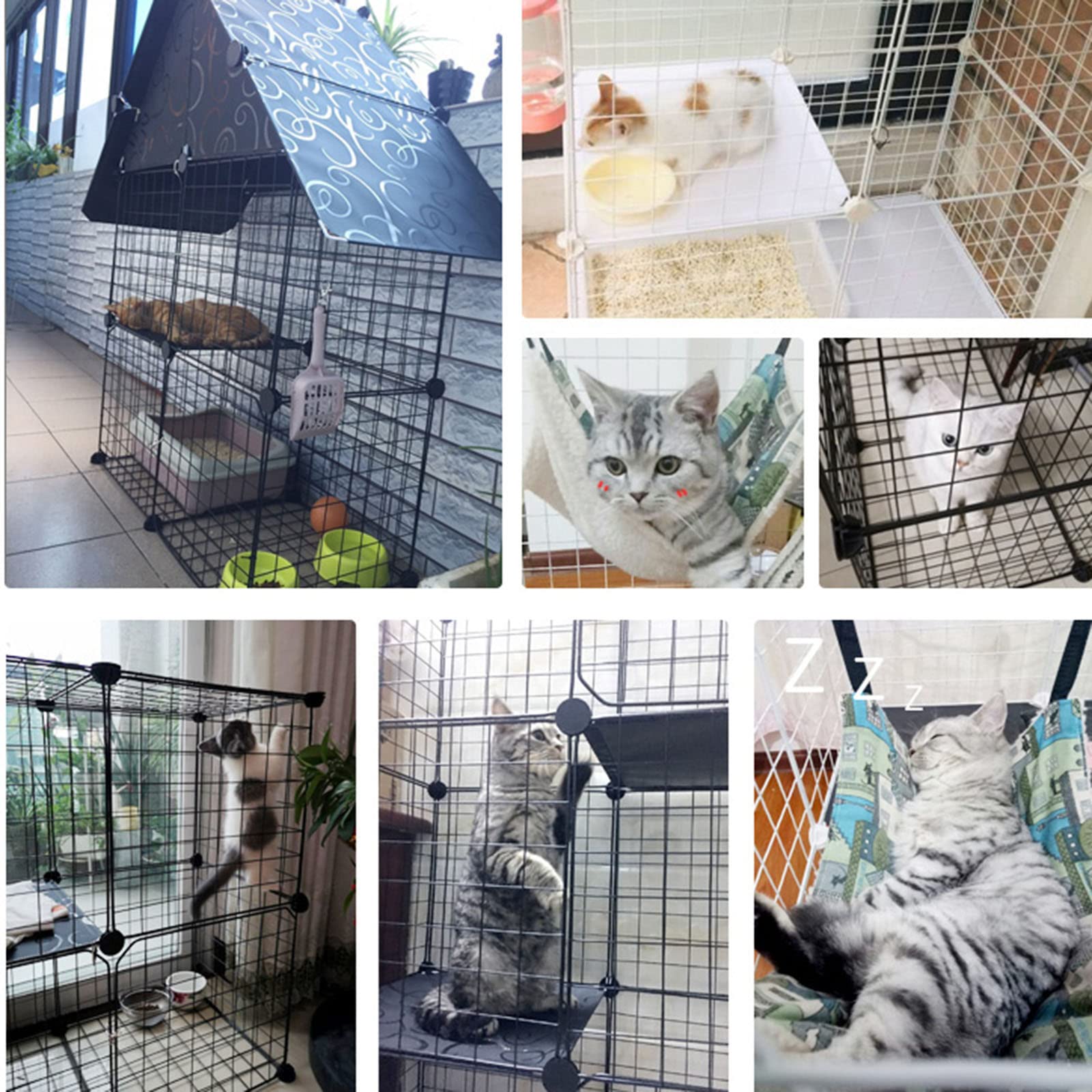 DIY Kleine Dieren Huisdier Ren met Deur, Konijn, Cavia Kooien, Puppy