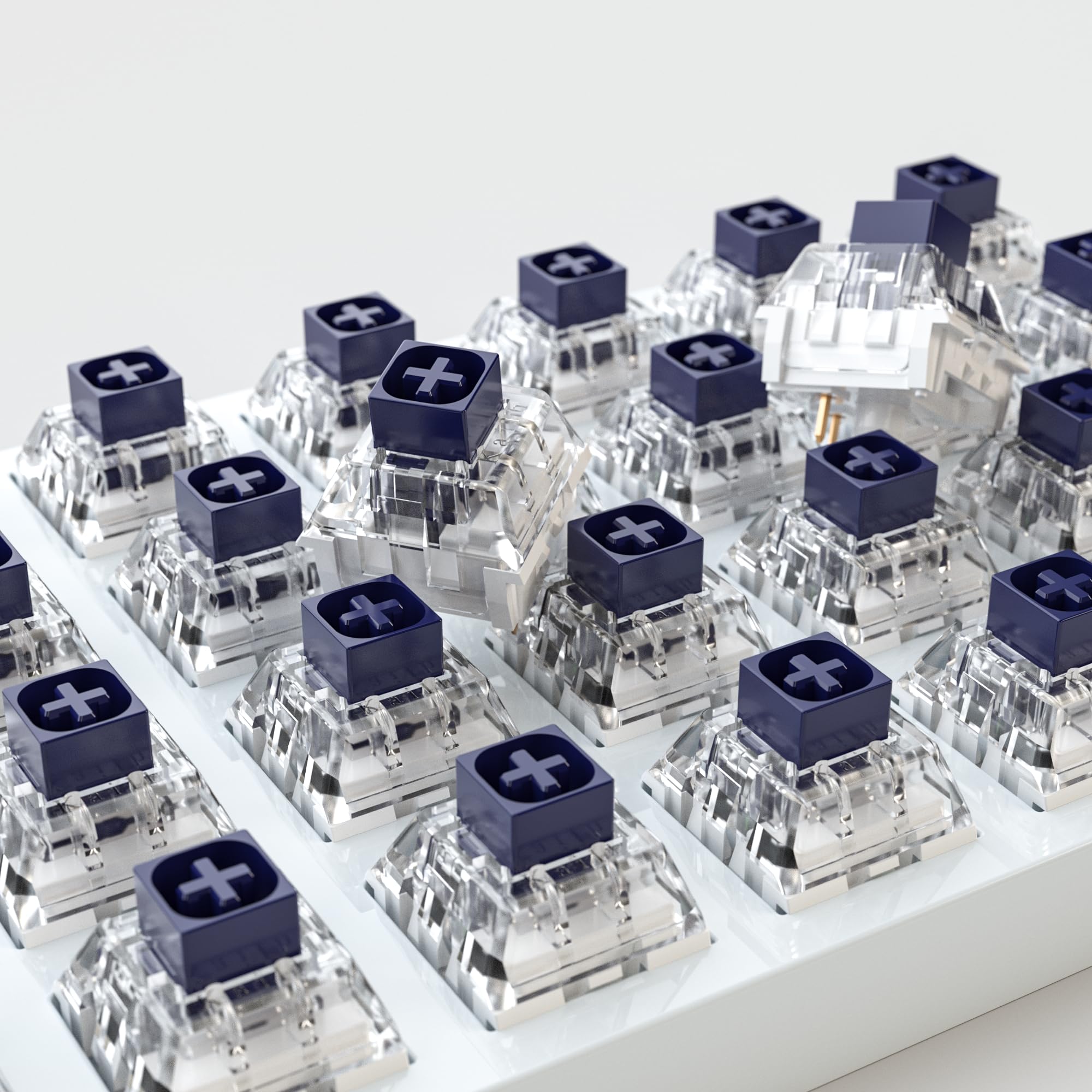 Amazon.co.jp: Kailh Box Navyスイッチメカニカルゲームキーボード用