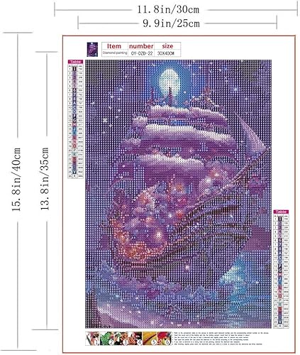 Miniatura 2 de ZHUDENGXJL Kits de pintura de diamantes para adultos, pintura de diamante redonda 5D para adultos y niños, kit de arte de diamantes para decoración